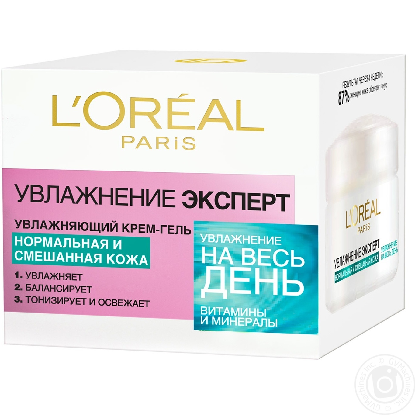 Гель-крем для нормальної та комбінованої шкіри L'oreal Paris Зволоження експерт 50мл
Гель-крем для нормальної та комбінованої шкіри L'oreal Paris Зволоження експерт 50мл