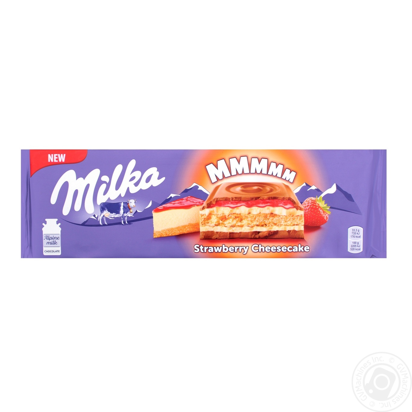 Шоколад Milka Strawberry Cheesecake молочний з начинкою зі смаком чізкейку, полуничною начинкою та печивом 300г
Шоколад Milka Strawberry Cheesecake молочний з начинкою зі смаком чізкейку, полуничною начинкою та печивом 300г