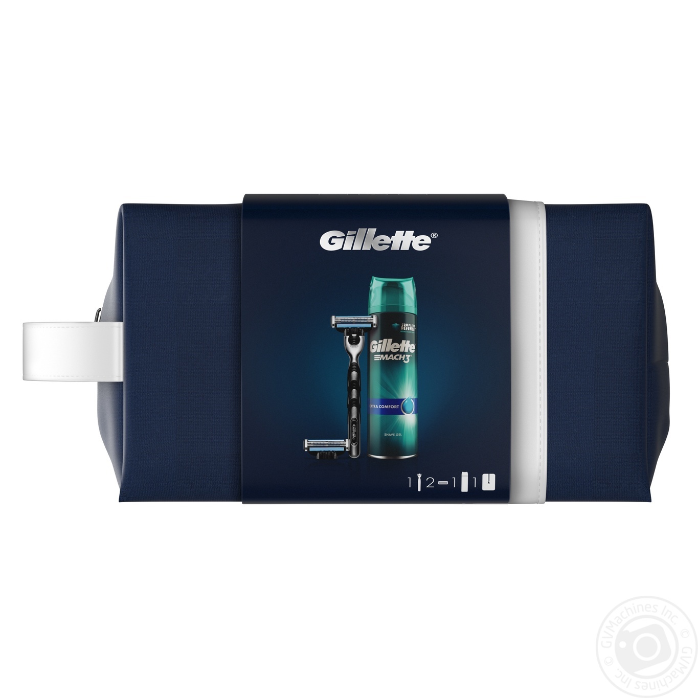 Набір подарунковий Gillette Бритва з 2 змінними касетами Mach 3 Start + Гель для гоління Екстракомфот 200мл + Дорожній чохол
Набір подарунковий Gillette Бритва з 2 змінними касетами Mach 3 Start + Гель для гоління Екстракомфот 200мл + Дорожній чохол