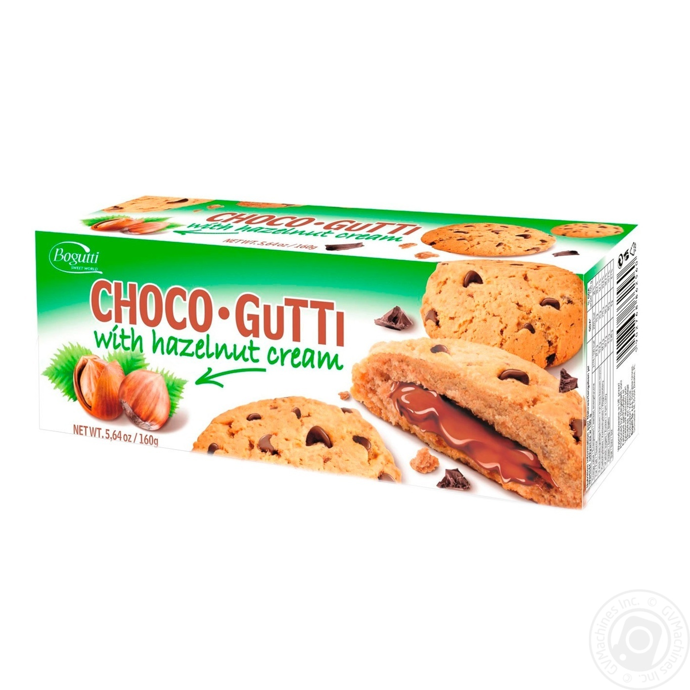 Печиво Bogutti Choco-Gutti з крапельками шоколаду та з кремом зі смаком лісового горіха 160г
Печиво Bogutti Choco-Gutti з крапельками шоколаду та з кремом зі смаком лісового горіха 160г